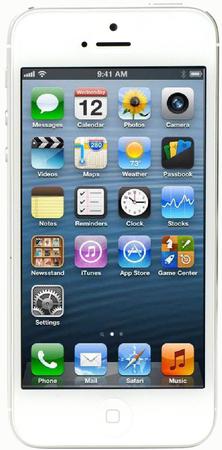 Смартфон Apple iPhone 5 32Gb White & Silver - Валуйки